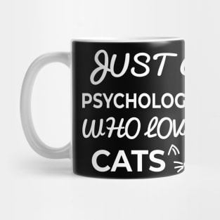 psychologist cat lover Mug